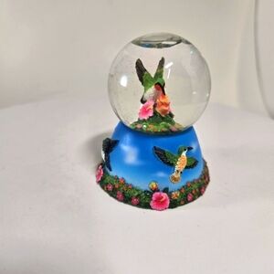Vintage Hummingbird Mini 2" Water Snow Globe Savannah GA Keepsake Collectible